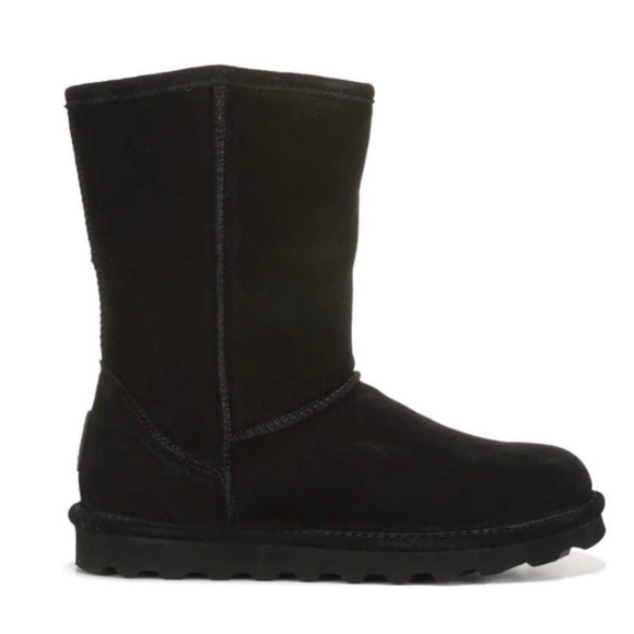 Bearpaw Women's Elle Short Waterproof Suede Mid-Calf Snow Winter Boots NEW - Picture 2 of 14